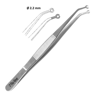 SUTURE TWEEZER (1.6 MM) THUMB HANDLE