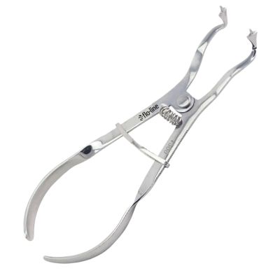 IVORY RUBBER DAM FORCEP 17 CM (6 1/2")