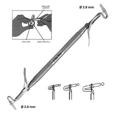 AMALGAM CARRIER 1.5MM/2.0MM, MINI/REGULAR