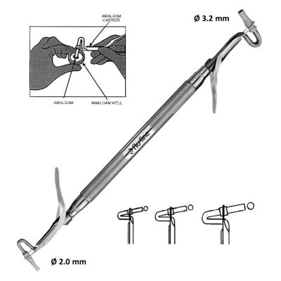 AMALGAM CARRIER 2.0MM/3.2MM, JUMBO/REGULAR