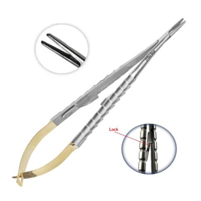 FLO-LINE Castroviejo Needle Holder TC Straight 18CM 