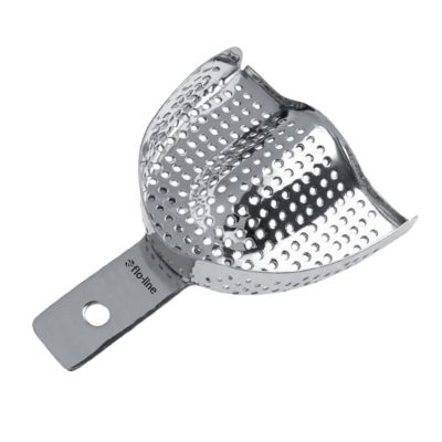 FLO-LINE Impression Tray W/O Rim Upper, Perforated, Medium 