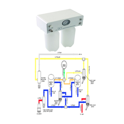 Asepsis Two Bottle Water System DCI 8177