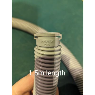 1" Grey Corrugated Vacuum Tubing 1.5 metres DCI 705